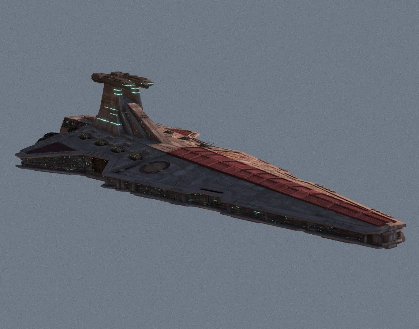 PBR Game 3D Models - Venator Class Stardestroyer