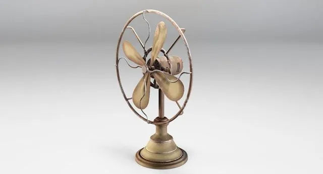 PBR Game 3D Models – Ventilator Retro