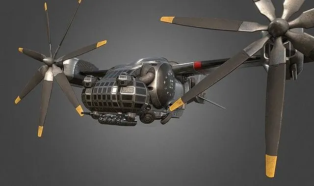 PBR Game 3D Models – Vertibird