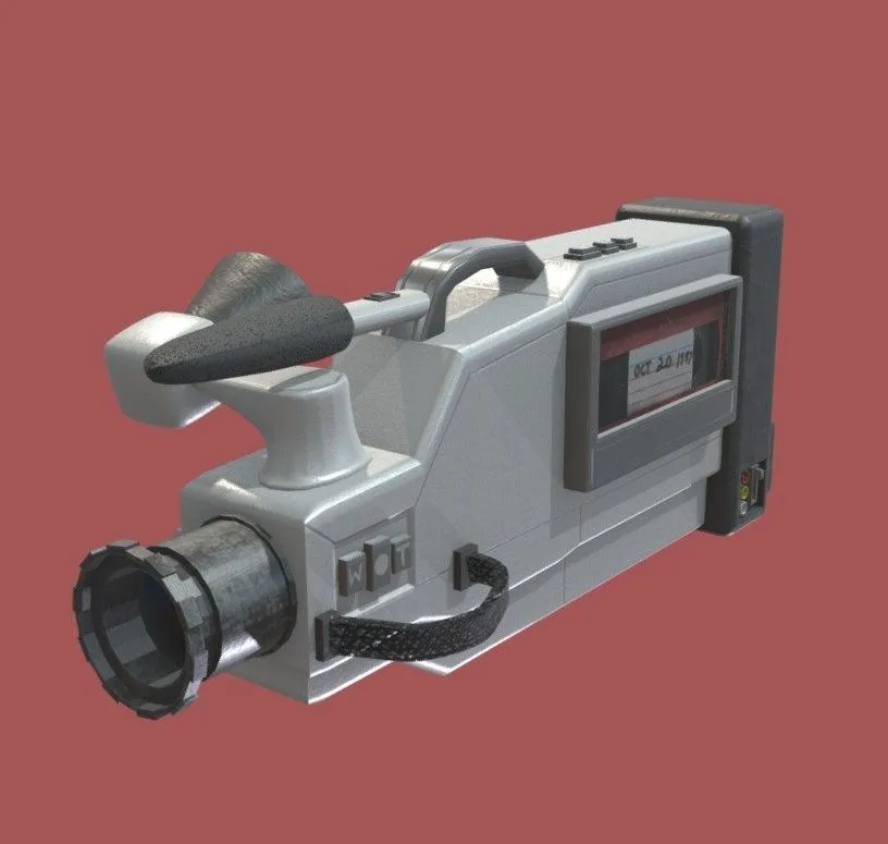 PBR Game 3D Models – Vhs Camera