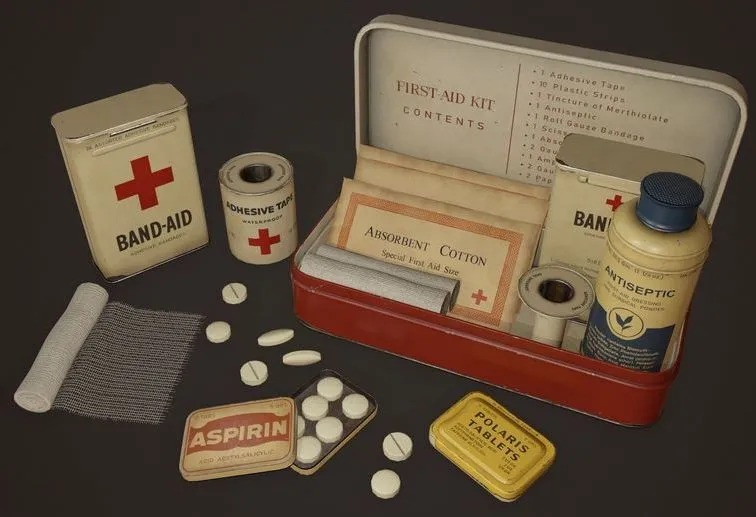PBR Game 3D Models – Vintage First Aid Kit