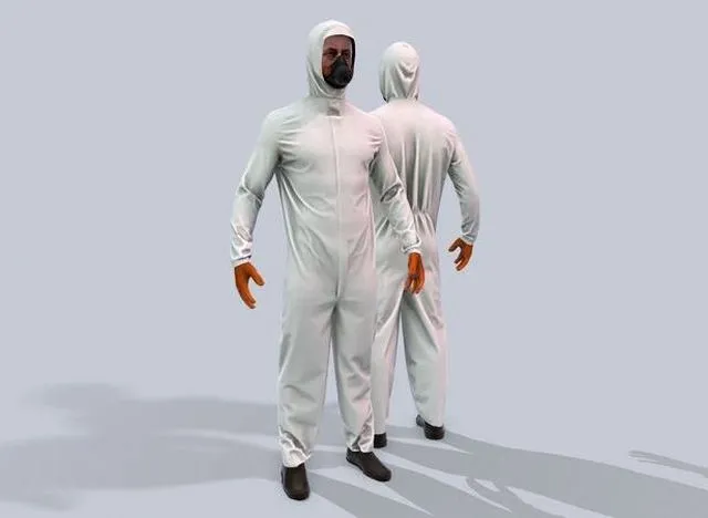 PBR Game 3D Models – Virus Suit