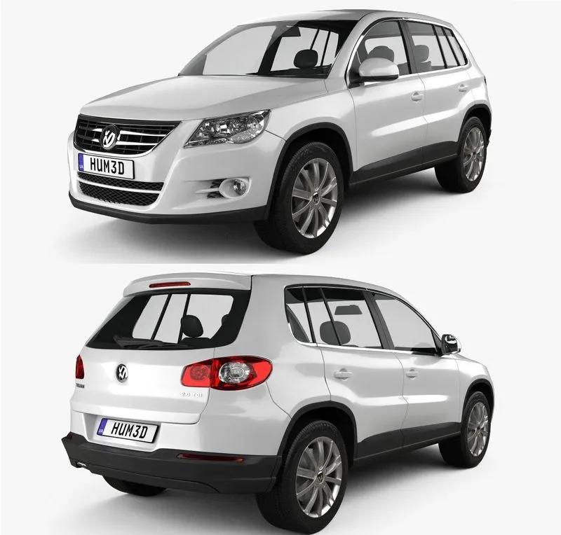 PBR Game 3D Models – Volkswagen Tiguan 2010