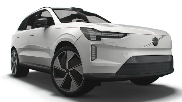 PBR Game 3D Models – Volvo EX90 2023 crossover