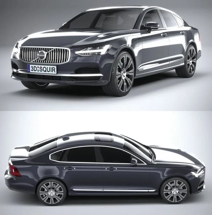 PBR Game 3D Models – Volvo S90 2020