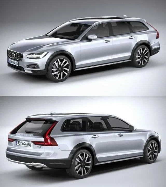 PBR Game 3D Models – Volvo V90 Cross Country 2020