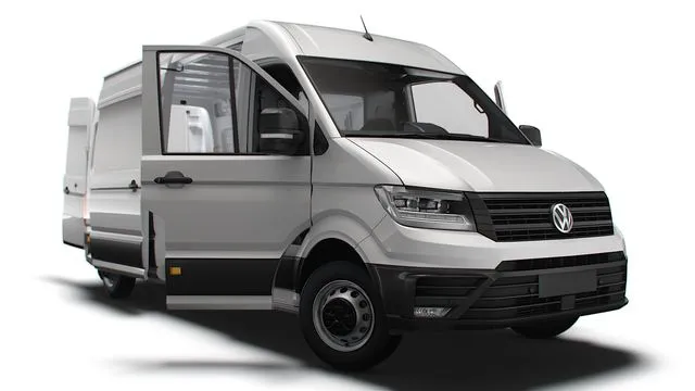 PBR Game 3D Models – VW Crafter Panel Van L3H2 HQ Interior 2023