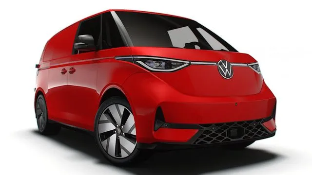 PBR Game 3D Models – VW ID Buzz Cargo GTX 2024