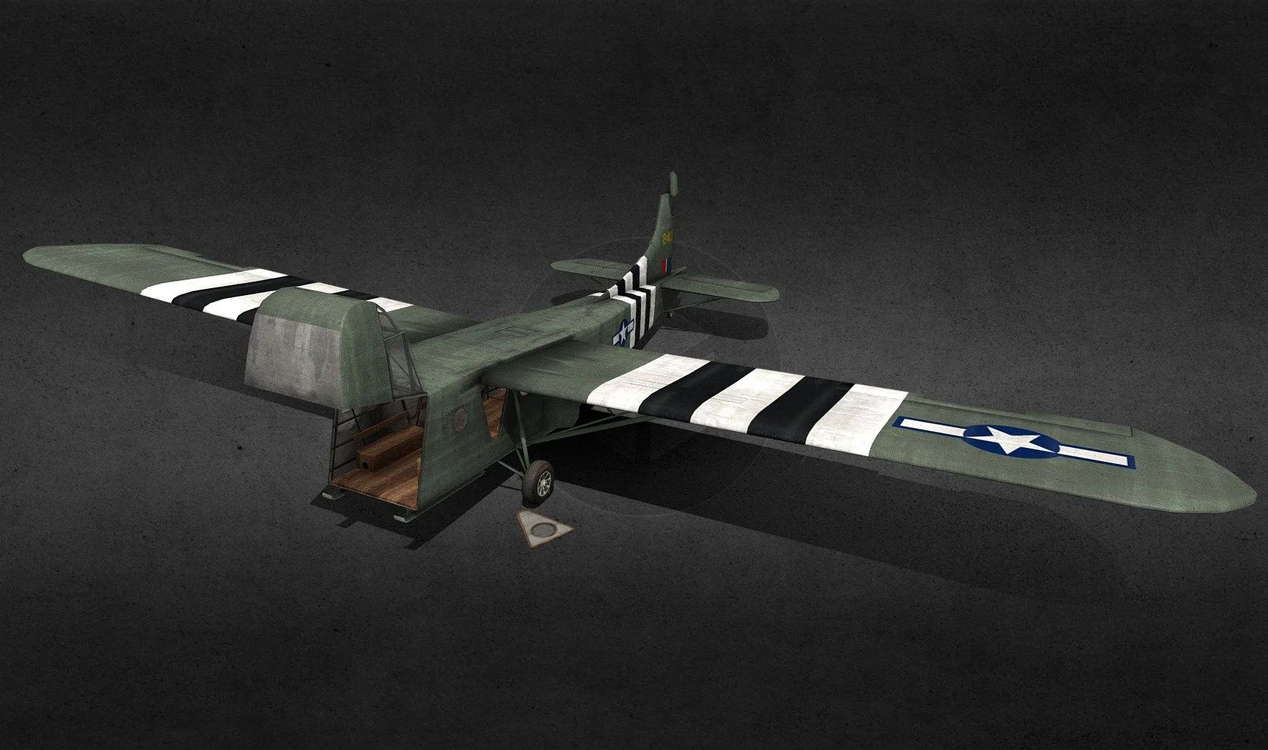 PBR Game 3D Models – Waco Cg 4A