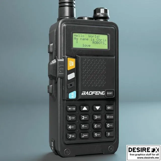 PBR Game 3D Models – Walkie Talkie