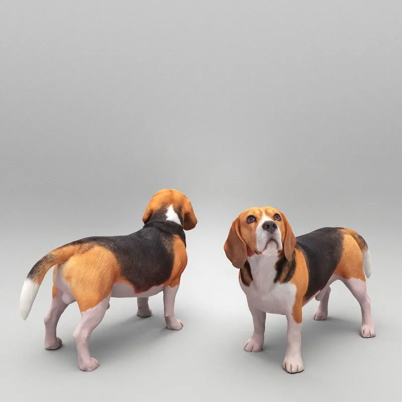 PBR Game 3D Models – Walking dog 27