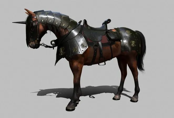 PBR Game 3D Models – War Horse
