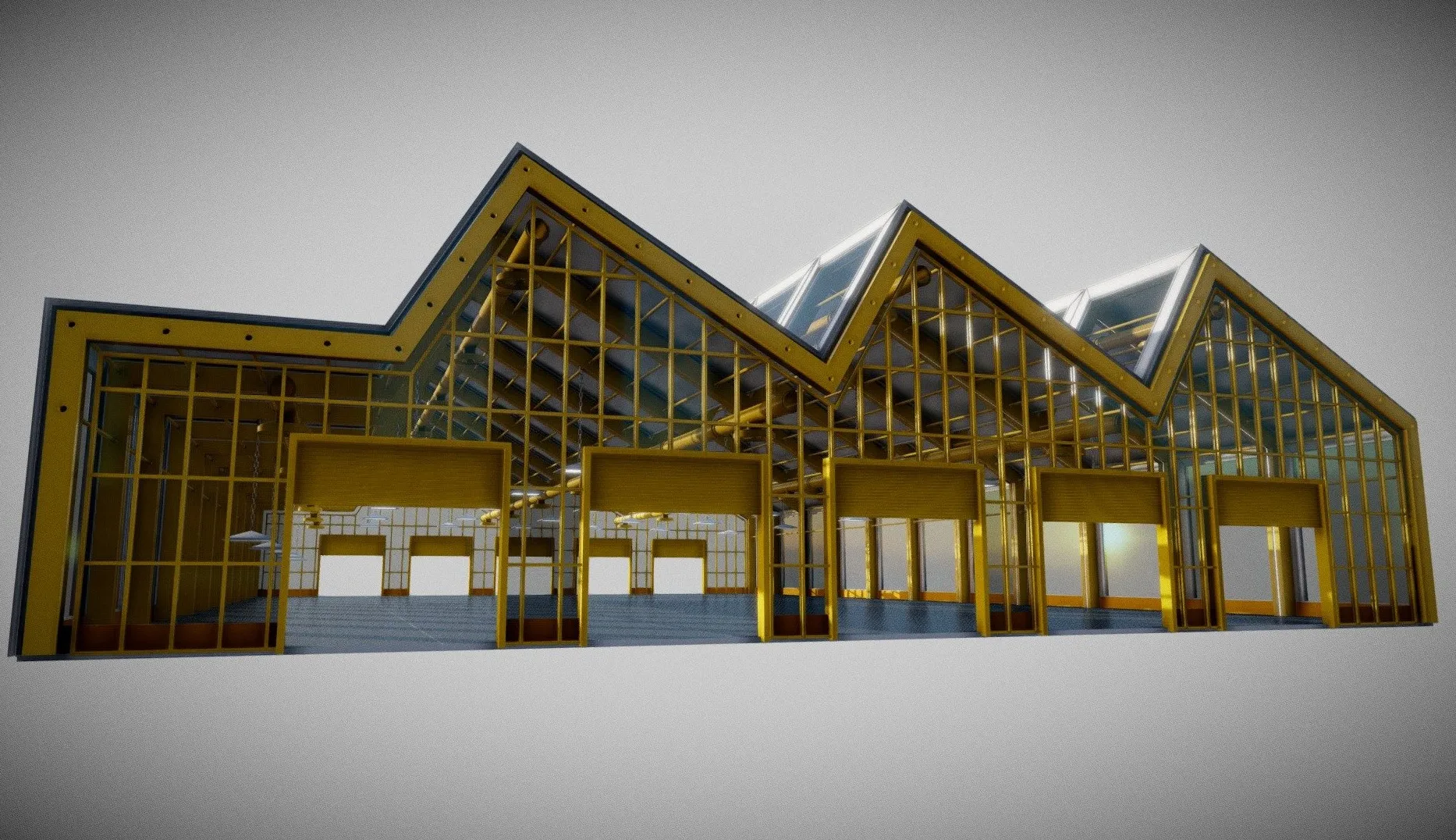 PBR Game 3D Models - Warehouse 2020 04