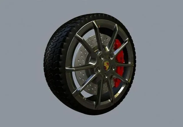 PBR Game 3D Models – Wheel Low-poly