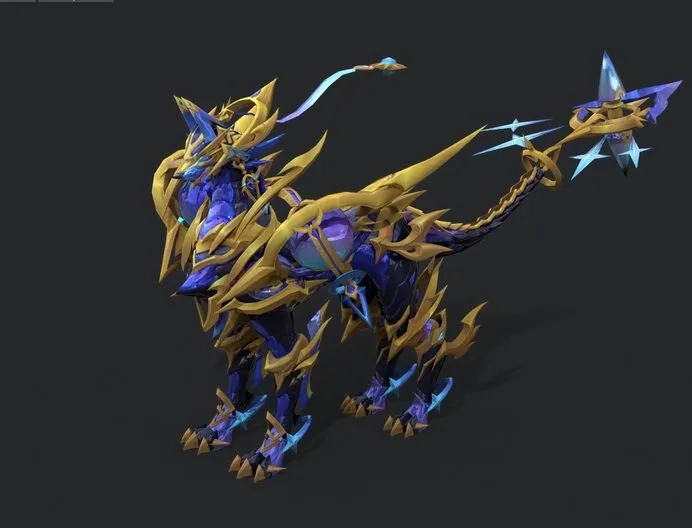 PBR Game 3D Models – Wolf dog