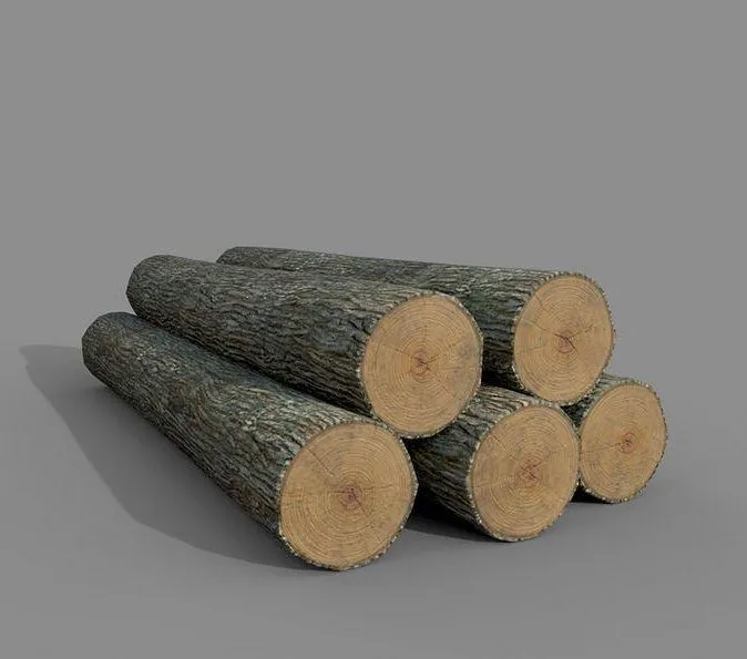 PBR Game 3D Models – Wood Logs