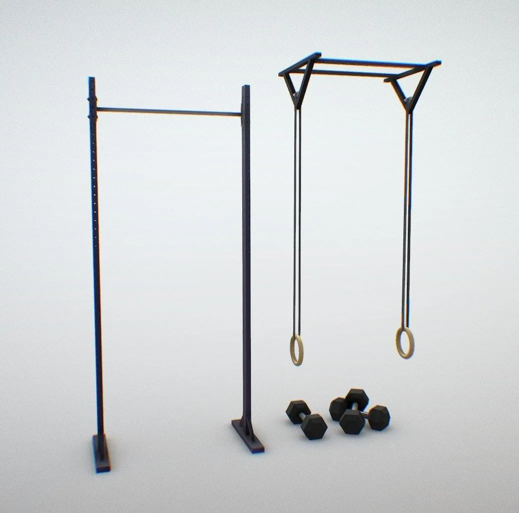 PBR Game 3D Models – Workout Set