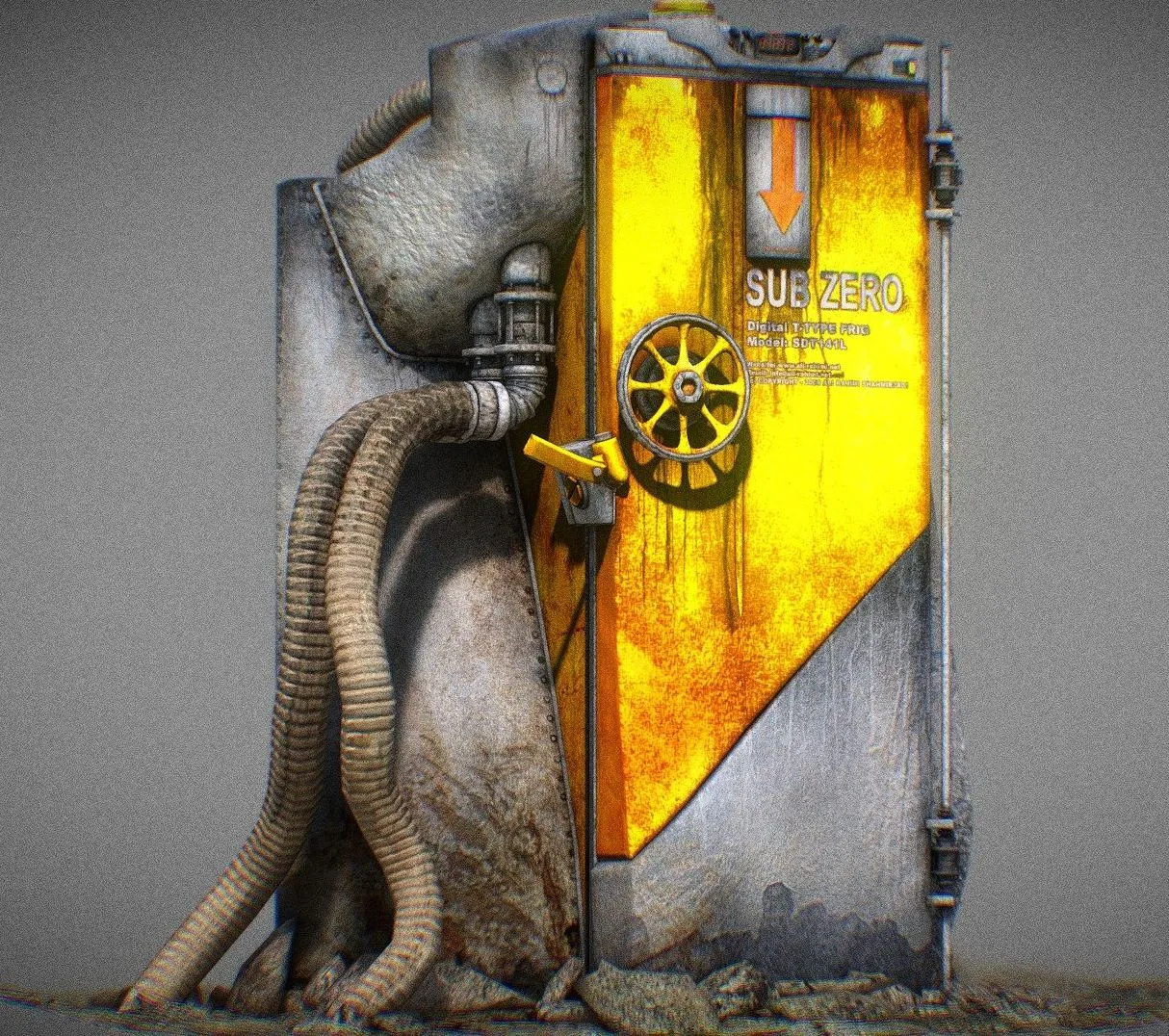 PBR Game 3D Models – X Fridge