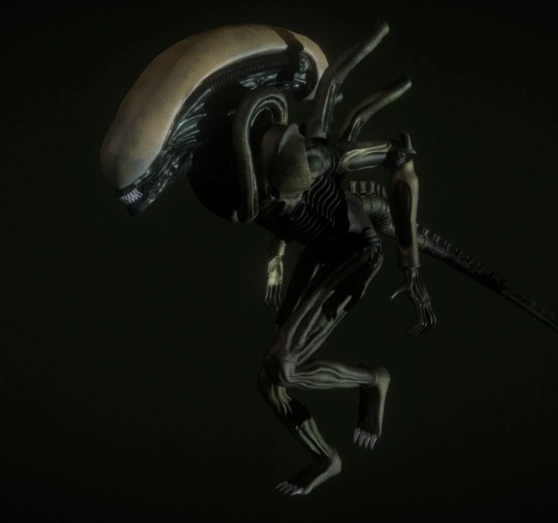 PBR Game 3D Models – Xenomorph