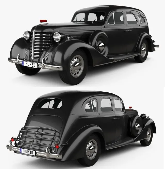 PBR Game 3D Models – ZIS 101A 1939