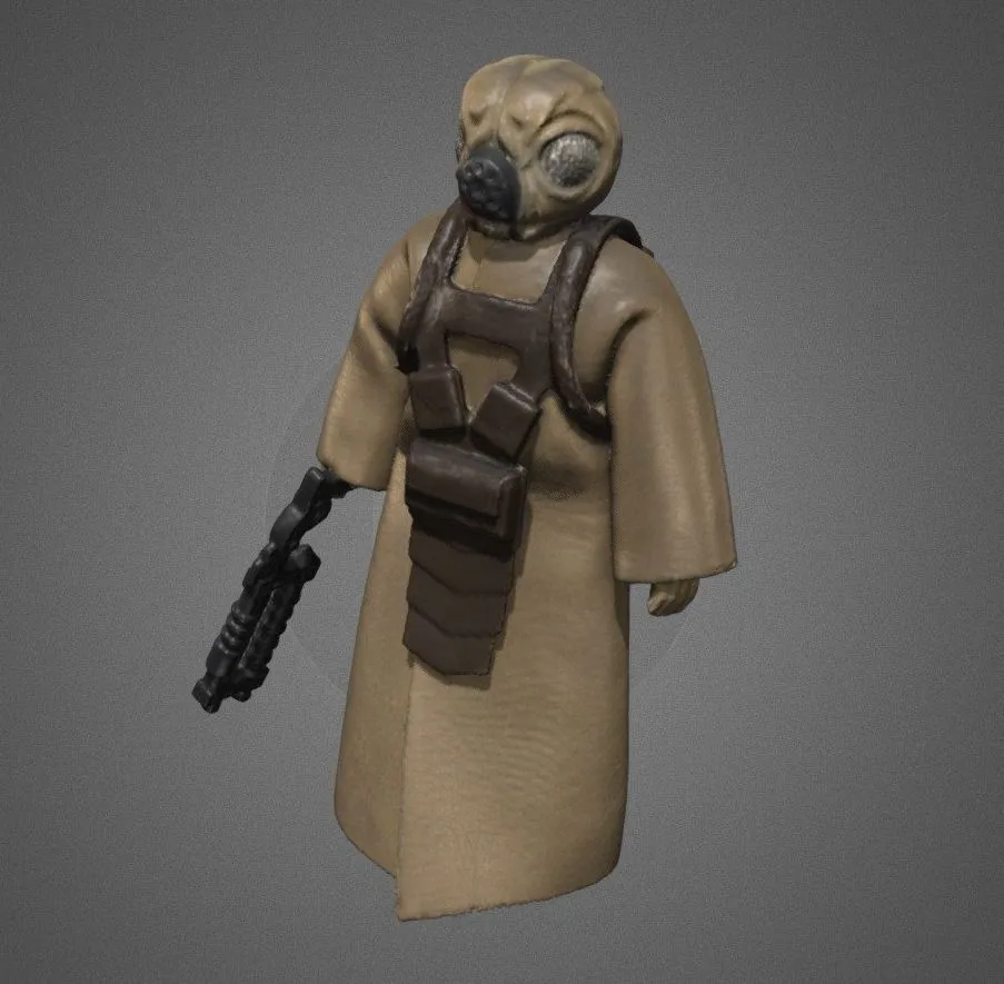 PBR Game 3D Models – Zuckuss 4 Lom