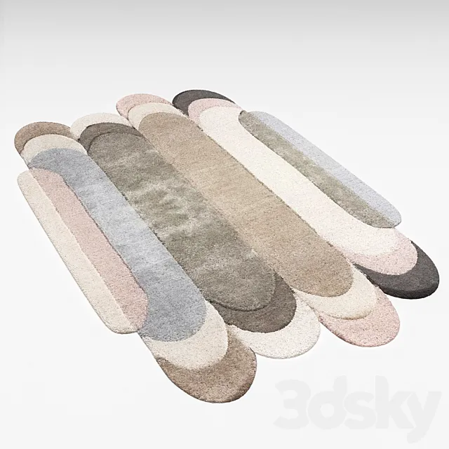 PBteen _ Popsicle Rug 3DModel PBteen _ Popsicle Rug 3DModel