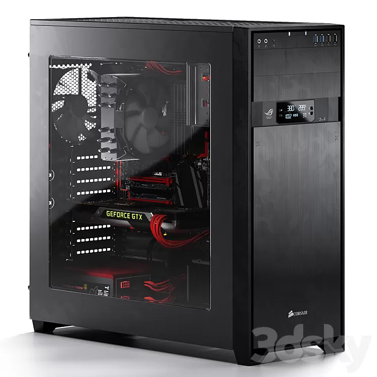 Pc corsair 3D Model