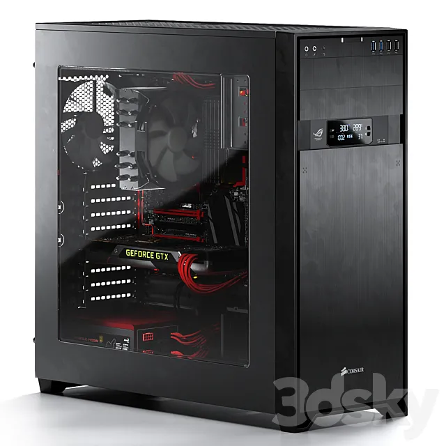 Pc corsair 3DModel