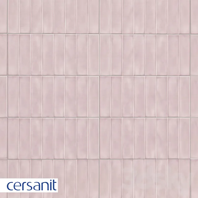 (PDG074D) Tile Pudra brick relief pink 20×44 3D Model