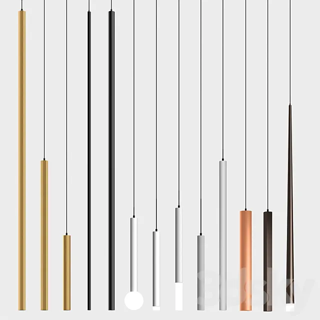 PDNT Locus + Octo + Quatro + Conoos lamp Series (Centersvet) 3D Model PDNT Locus + Octo + Quatro + Conoos lamp Series (Centersvet) 3D Model