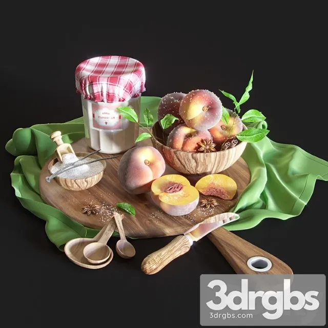 Peach 3D Model Download