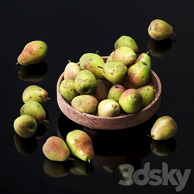Pear forest beauty 3D Model