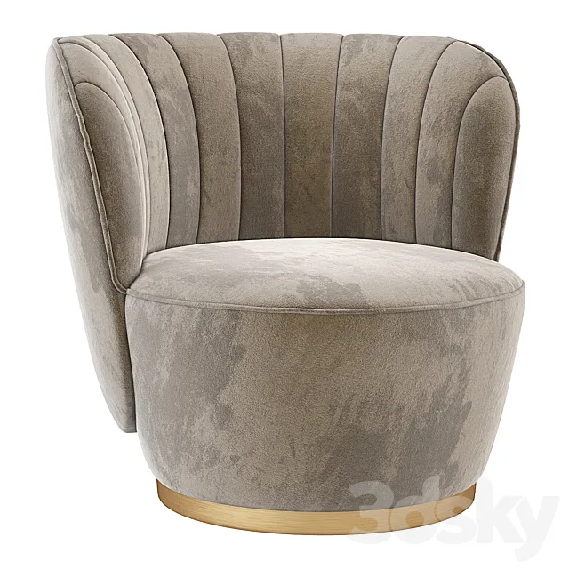 Pearl Armchair Domkapa 3D Model
