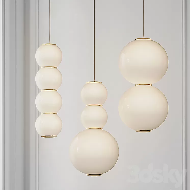 PEARLS Pendant Light from Formagenda 3D Model PEARLS Pendant Light from Formagenda 3D Model