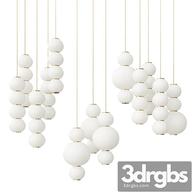 Pearls suspension pendant lamps 3D Model Download Pearls suspension pendant lamps 3D Model Download