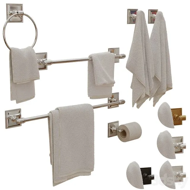 Pearson Bathroom Hardware – Pottery Barn 3D Model