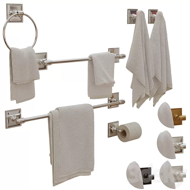 Pearson Bathroom Hardware – Pottery Barn 3D Model