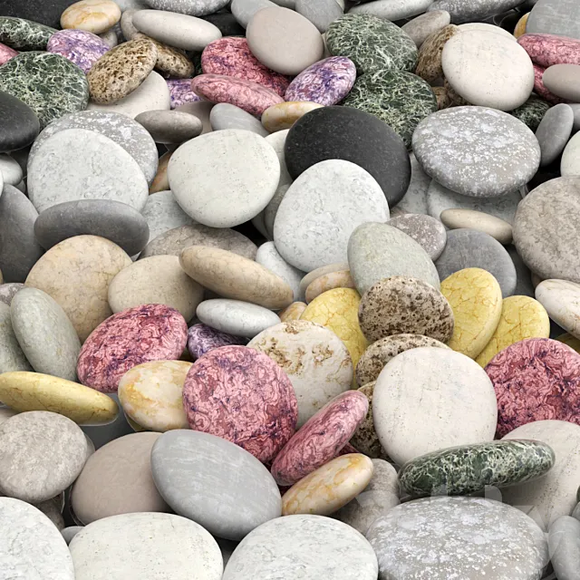 Pebble color 3DModel
