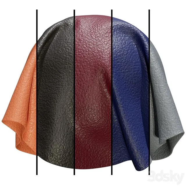 Pebble Leather 3D Model