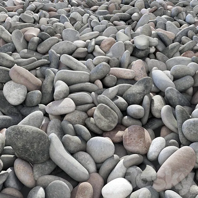 Pebble n8 low mix 3DModel Pebble n8 low mix 3DModel