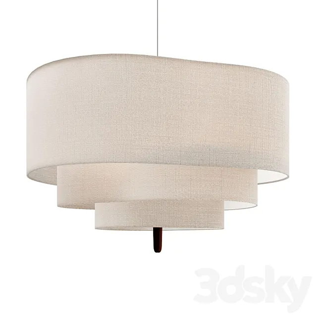 PEBBLE pendant lamp 3D Model
