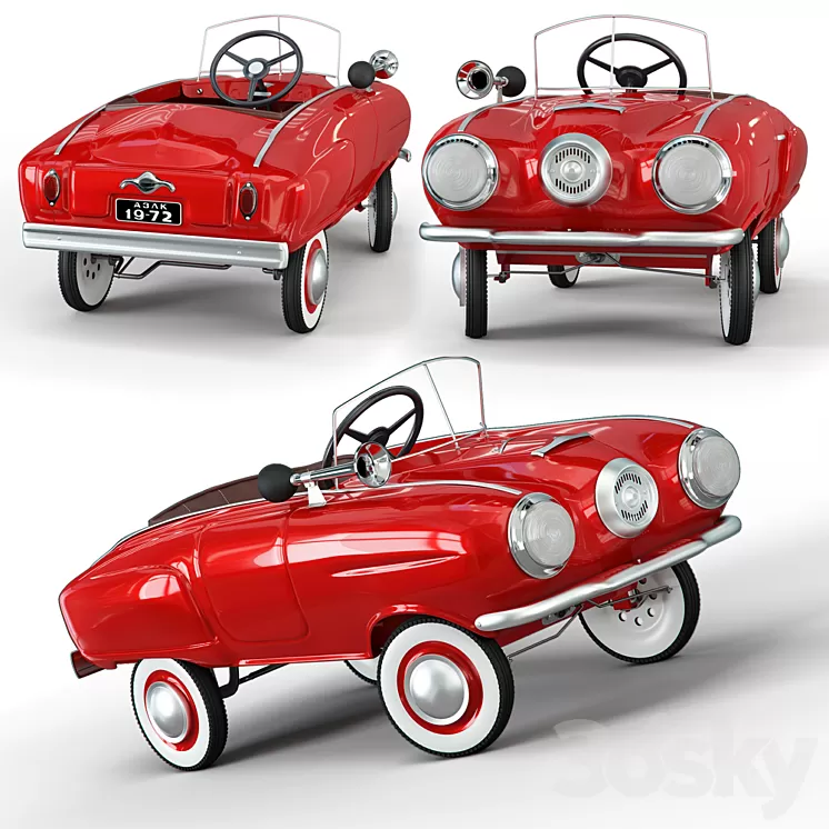 Pedal Moskvich 3D Model Pedal Moskvich 3D Model