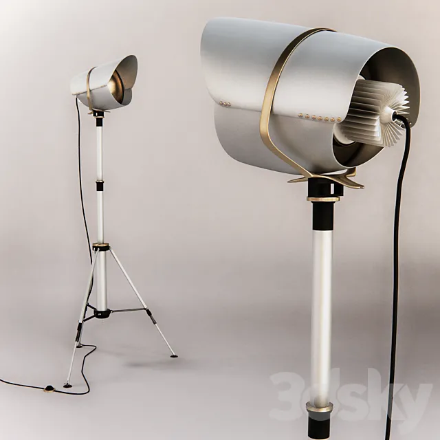 Pedant Lamp on Tripod 3D Model Pedant Lamp on Tripod 3D Model