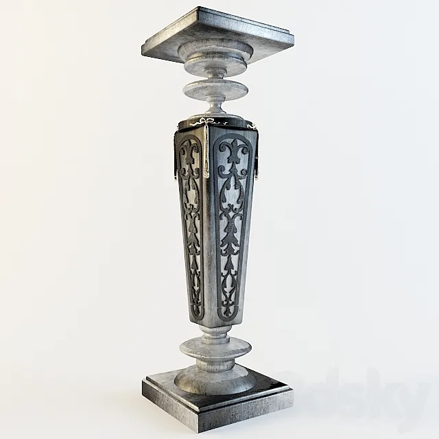 Pedestal-Colonna 3D Model Pedestal-Colonna 3D Model