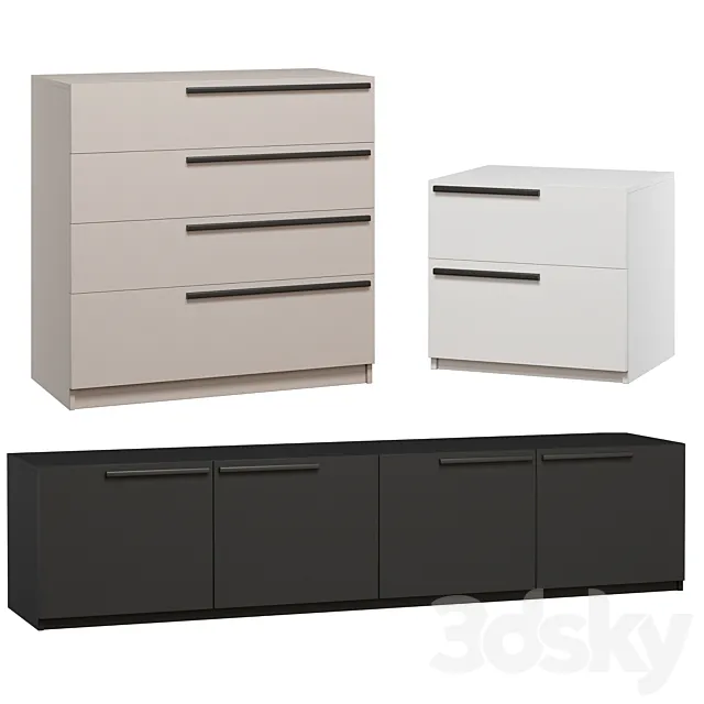 pedestals KIMBOL 3D Model