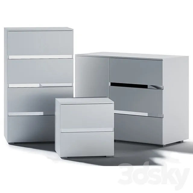 Pedestals Linda 3D Model Pedestals Linda 3D Model