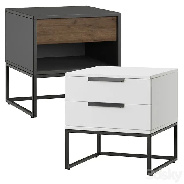 pedestals RUNA & ETCHER 3D Model pedestals RUNA & ETCHER 3D Model