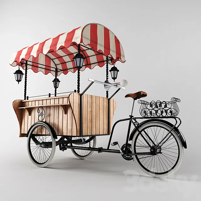 Pedicabs VELOPOINT MILANO 3D Model