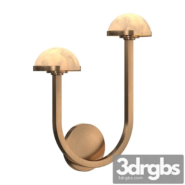 Pedra Double Sconce 3D Model Download
