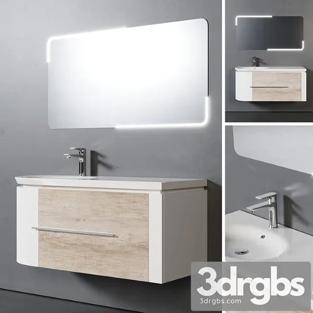 Pedro Bathroom Furniture 3D Model Download